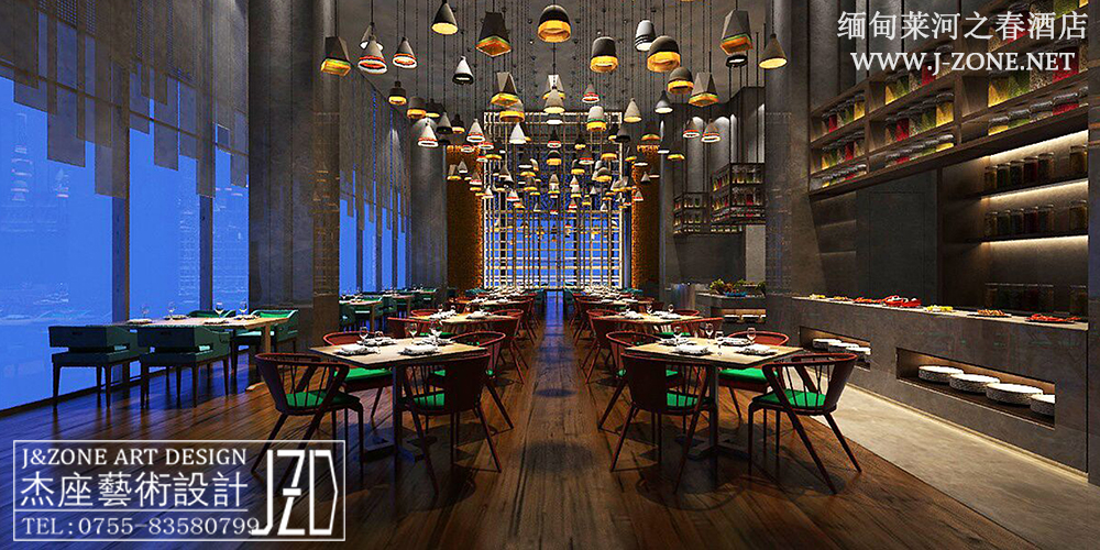 深圳餐厅设计公司,杰座艺术设计,郴州天地轩酒楼